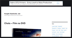 Desktop Screenshot of ksiazkikatolickie.net